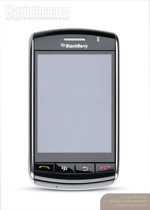 BlackBerry Storm Smartphone Stock photo of BlackBerry Storm Smartphone Buy commercial use license at MaximImages