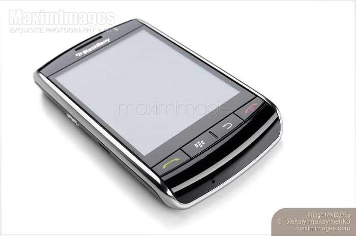 BlackBerry Storm Smartphone Stock photo of BlackBerry Storm Smartphone Buy commercial use license at MaximImages