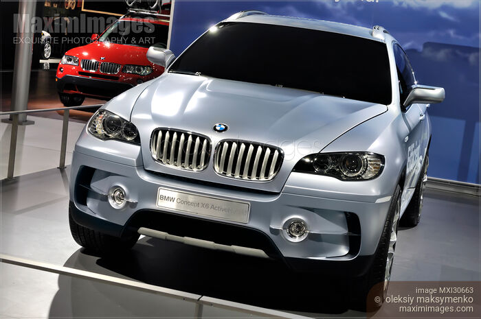 Stock photo of BMW X6 Concept SUV Buy commercial use license at MaximImages