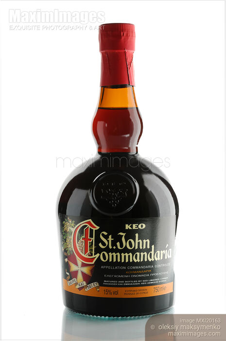 Bottle of Commandaria Wine Stock photo of Bottle of Commandaria Wine Buy commercial use license at MaximImages