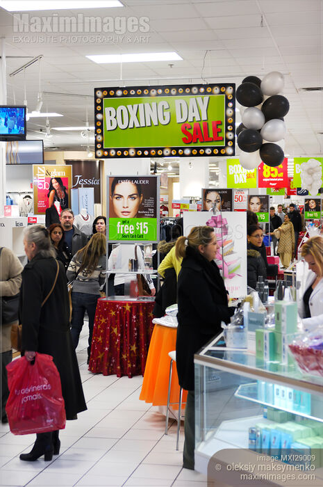 Stock photo of Boxing Day Sale Buy commercial use license at MaximImages