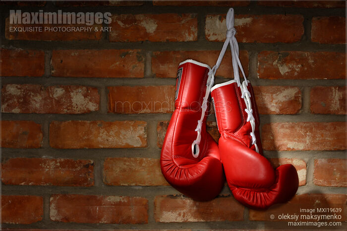 Stock photo of Boxing Gloves Buy commercial use license at MaximImages