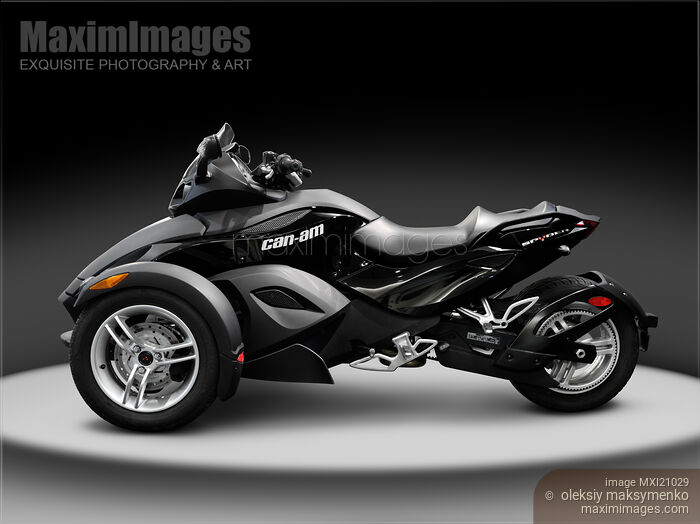 Stock photo of BRP Can-Am Spyder Roadster Buy commercial use license at MaximImages