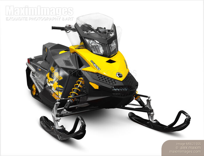 Stock photo of BRP Ski-Doo Snowmobile Buy commercial use license at MaximImages
