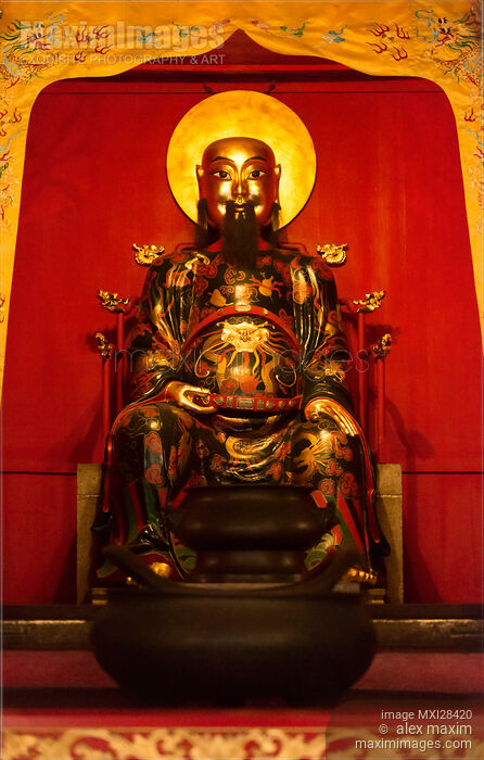 Stock photo of Buddha statue at Foshan Ancestor Temple Buy commercial use license at MaximImages