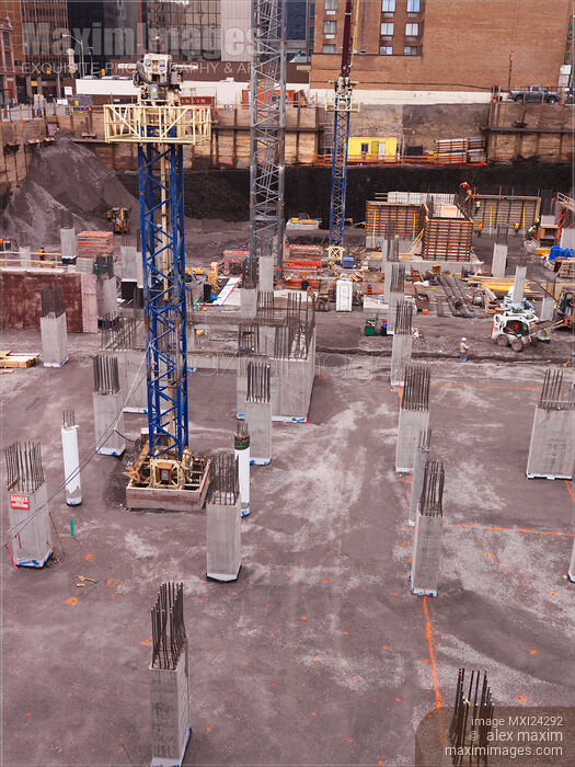 Building foundation construction Stock photo of Building foundation construction Buy commercial use license at MaximImages