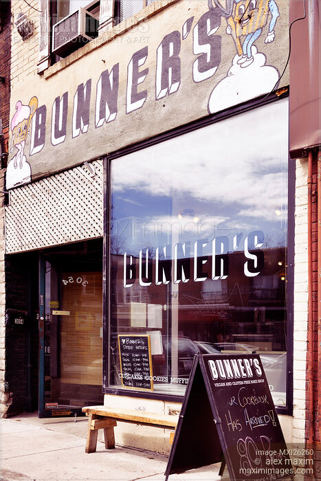 Stock photo of Bunners bake shop at the Junction Toronto Buy commercial use license at MaximImages