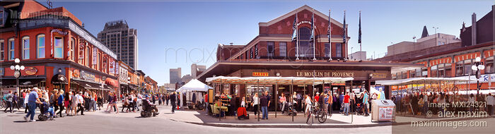 ByWard Market in Ottawa Stock photo of ByWard Market in Ottawa Buy commercial use license at MaximImages