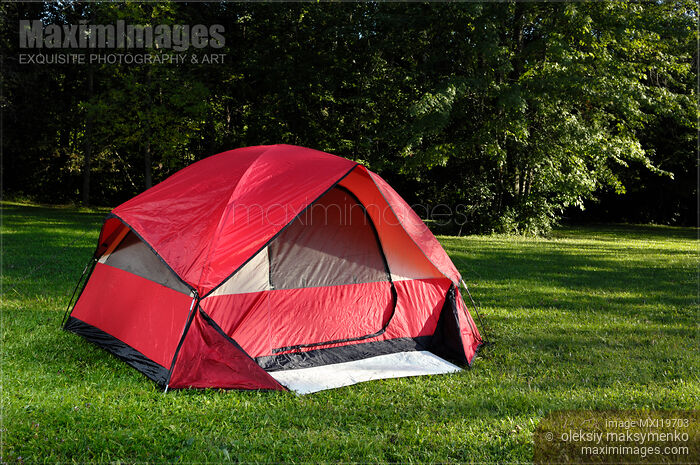 Camping Tent Stock photo of Camping Tent Buy commercial use license at MaximImages