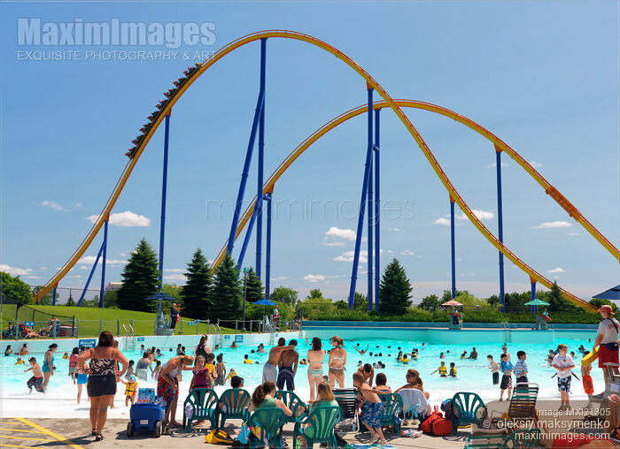 Stock photo of Canada's Wonderland Amusement Park Buy commercial use license at MaximImages