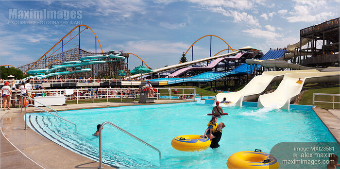 Stock photo of Canada's Wonderland Amusement Park Buy commercial use license at MaximImages