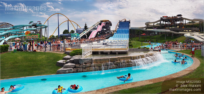 Stock photo of Canada's Wonderland Amusement Park Buy commercial use license at MaximImages