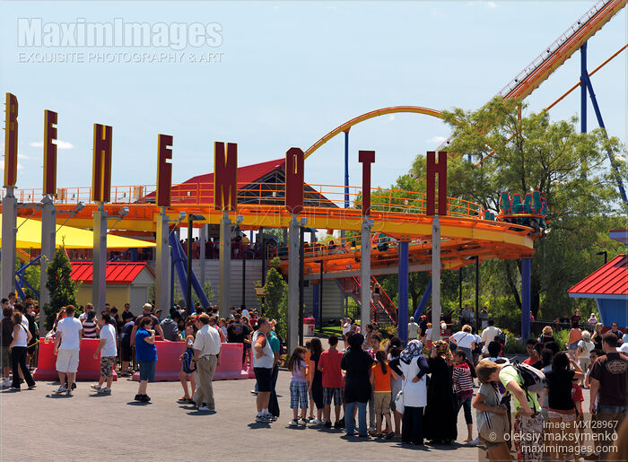 Canada's Wonderland Amusement Park Stock photo of Canada's Wonderland Amusement Park Buy commercial use license at MaximImages