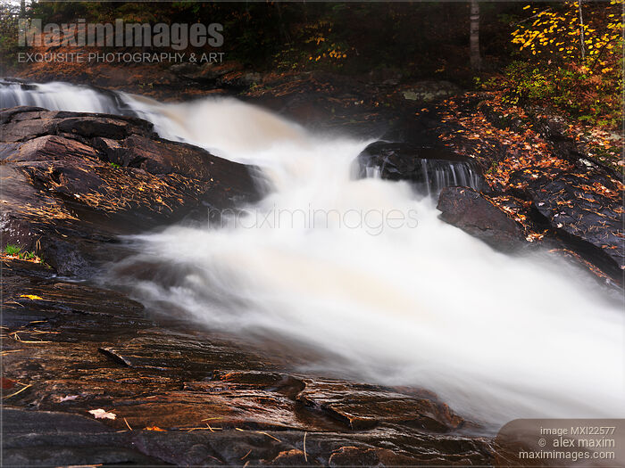 Stock photo of Cascade Waterfall Fall Nature Scenery Buy commercial use license at MaximImages