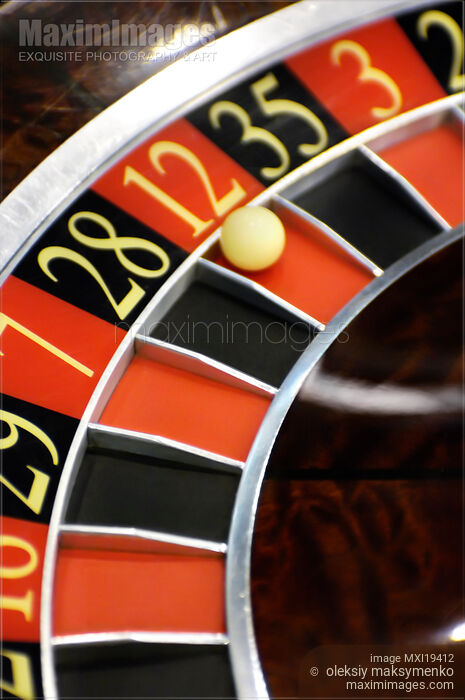 Stock photo of Casino Roulette Closeup Buy commercial use license at MaximImages