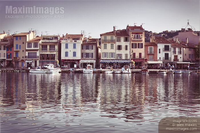 Cassis port town harbor beautiful historic French architecture Artistic scenery Stock photo of Cassis port town harbor beautiful historic French architecture Artistic scenery Buy commercial use license at MaximImages