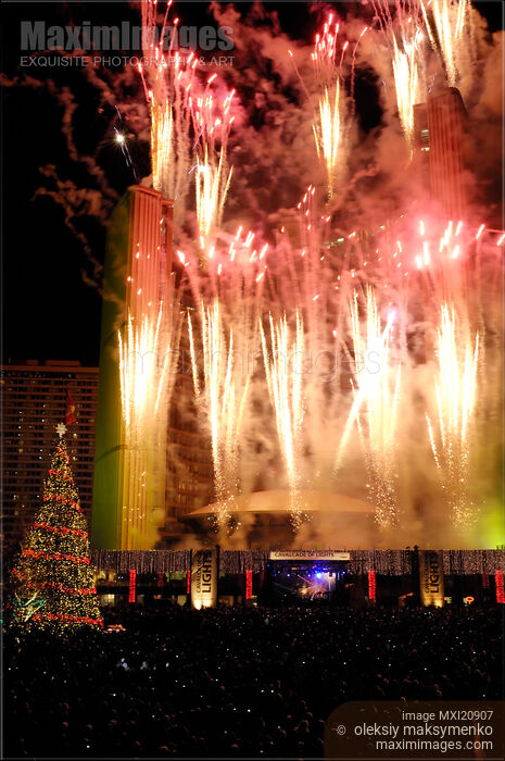 Cavalcade of Lights in Toronto Stock photo of Cavalcade of Lights in Toronto Buy commercial use license at MaximImages