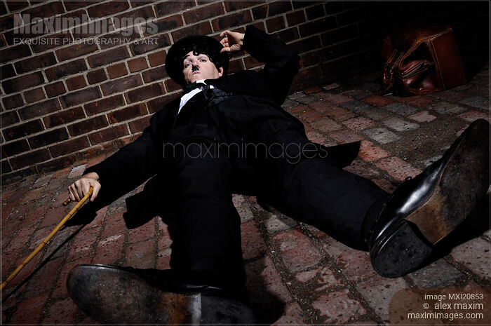 Stock photo of Charlie Chaplin Buy commercial use license at MaximImages