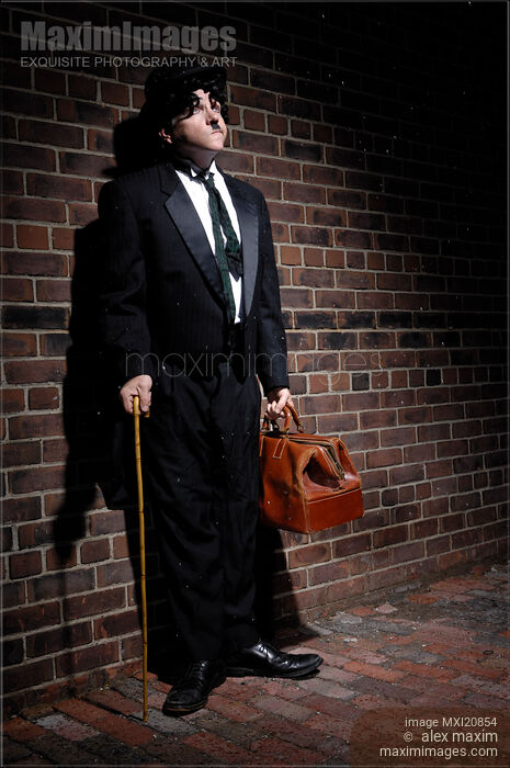 Stock photo of Charlie Chaplin Buy commercial use license at MaximImages