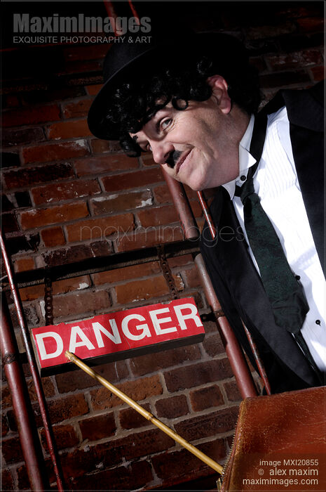 Stock photo of Charlie Chaplin Buy commercial use license at MaximImages