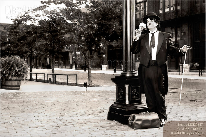 Stock photo of Charlie Chaplin Buy commercial use license at MaximImages