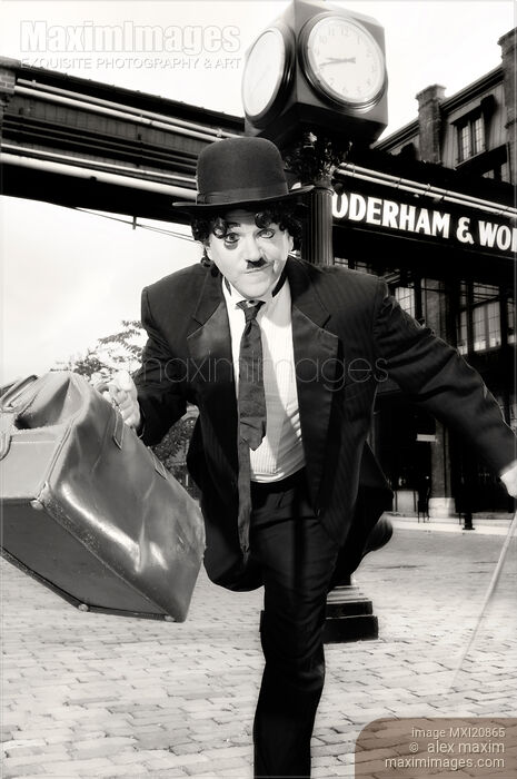 Stock photo of Charlie Chaplin Buy commercial use license at MaximImages