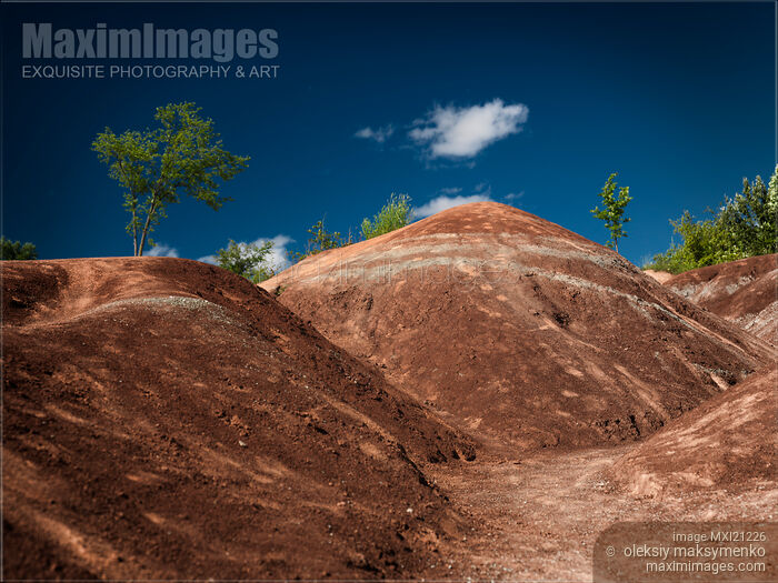 Stock photo of Cheltenham Badlands Buy commercial use license at MaximImages