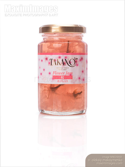 Stock photo of Cherry blossom jam Buy commercial use license at MaximImages