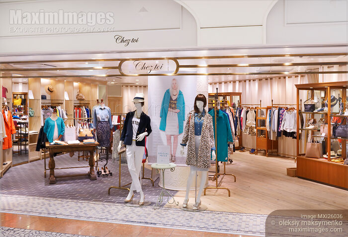 Stock photo of Chez Toi clothing store in Japan Buy commercial use license at MaximImages