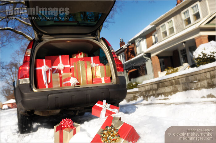 Christmas Delivery Stock photo of Christmas Delivery Buy commercial use license at MaximImages