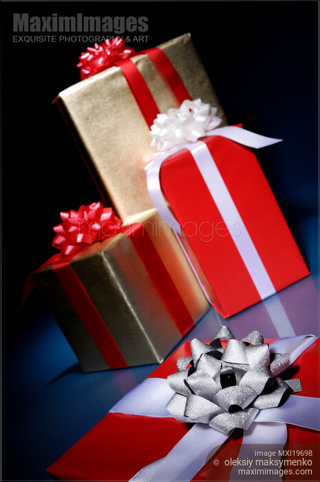 Christmas Gifts Stock photo of Christmas Gifts Buy commercial use license at MaximImages
