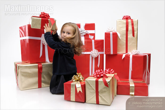 Stock photo of Christmas Gifts Buy commercial use license at MaximImages