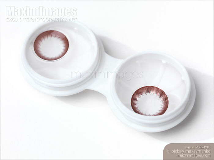 Circle contact lenses Stock photo of Circle contact lenses Buy commercial use license at MaximImages