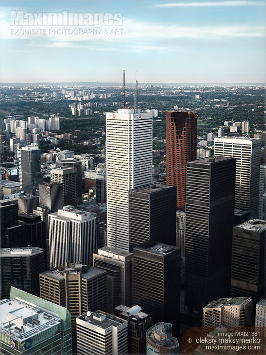 Stock photo of City of Toronto Downtown Buy commercial use license at MaximImages