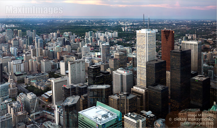 City of Toronto Downtown Stock photo of City of Toronto Downtown Buy commercial use license at MaximImages