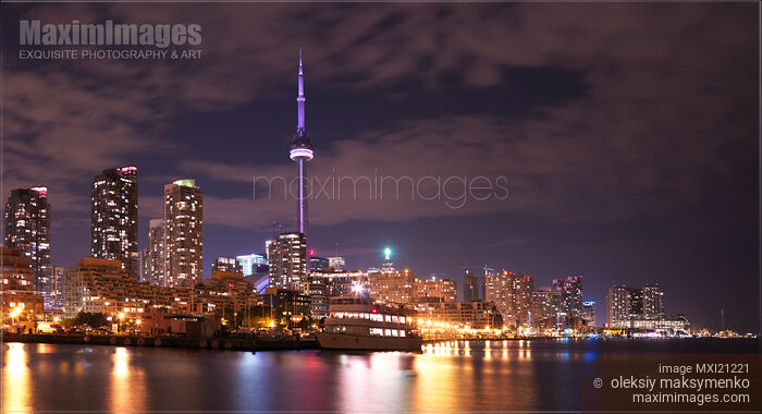 City of Toronto Panorama Stock photo of City of Toronto Panorama Buy commercial use license at MaximImages