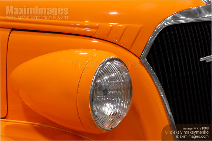 Stock photo of Classic Car Details Buy commercial use license at MaximImages