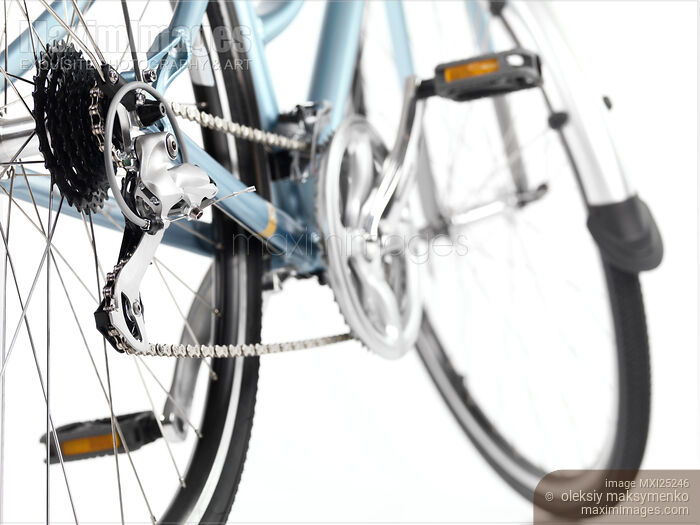 Stock photo of Classic Womens Bicycle Detail Closeup Buy commercial use license at MaximImages