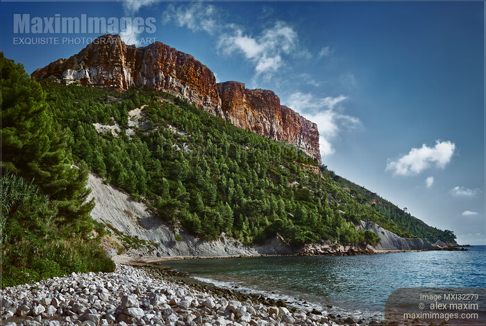 Cliffs of Cap Canaille in Cassis Southern France landscape nature scenery Stock photo of Cliffs of Cap Canaille in Cassis Southern France landscape nature scenery Buy commercial use license at MaximImages