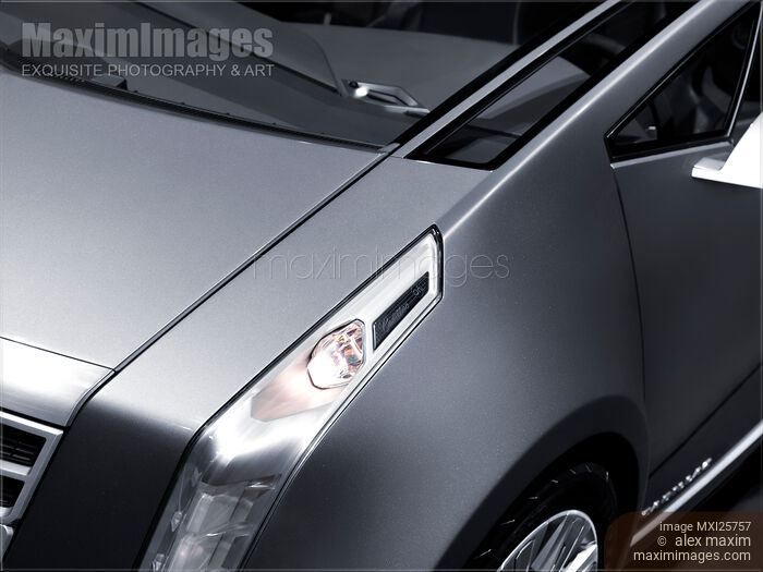Stock photo of Close up of Cadillac ULC Urban Luxury car Buy commercial use license at MaximImages