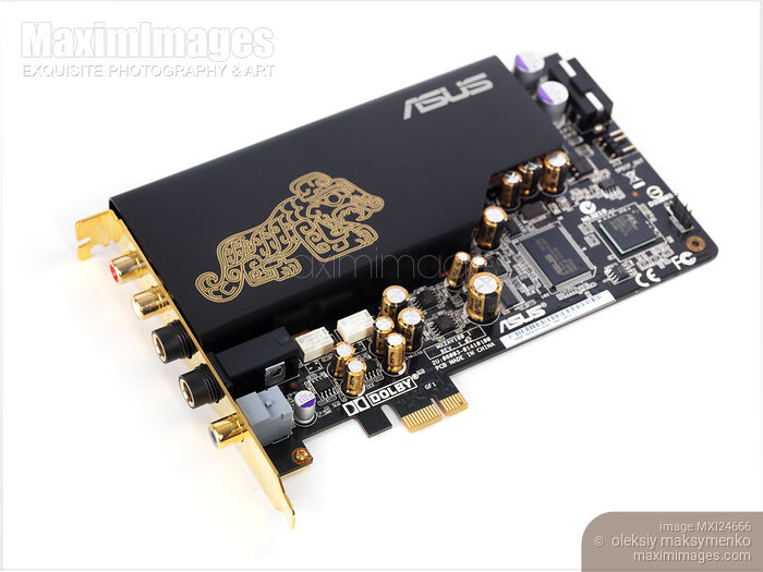 Stock photo of Computer sound card Buy commercial use license at MaximImages