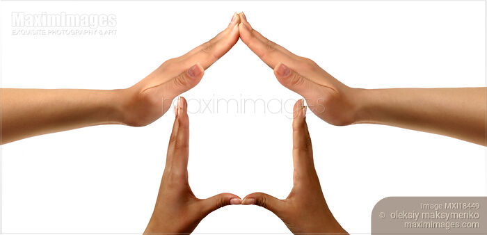 Stock photo of Conceptual Symbol Home Buy commercial use license at MaximImages