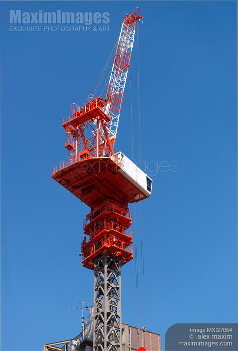 Stock photo of Construction crane in Japan Buy commercial use license at MaximImages