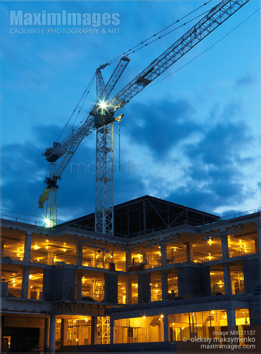 Stock photo of Construction Site Buy commercial use license at MaximImages