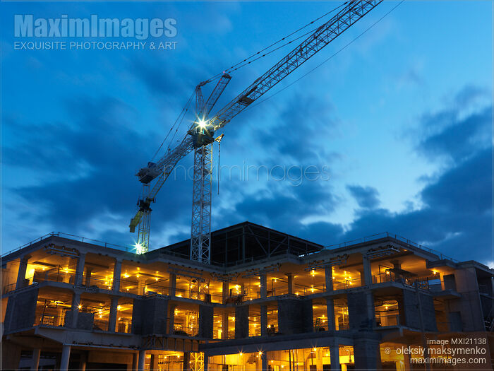 Stock photo of Construction Site Buy commercial use license at MaximImages