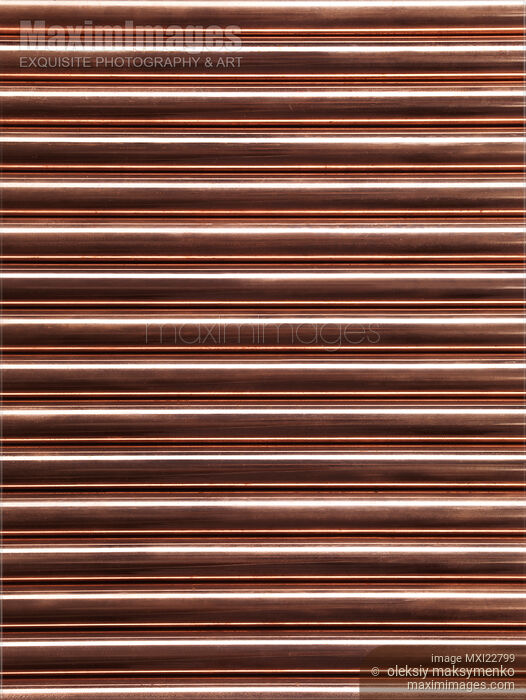 Stock photo of Copper Tubes Buy commercial use license at MaximImages