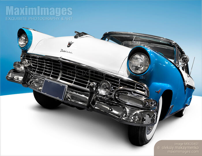 Stock photo of Crown Victoria Skyliner 1956 classic vintage car Buy commercial use license at MaximImages