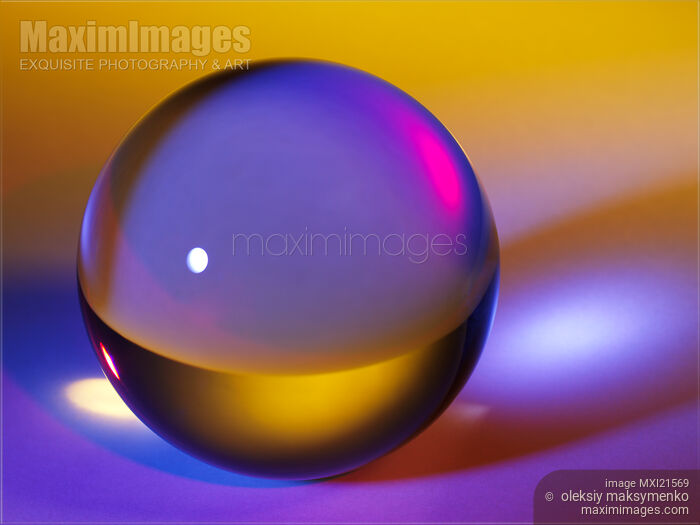 Stock photo of Crystal Ball Buy commercial use license at MaximImages