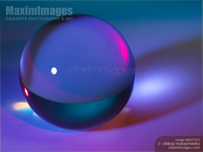 Stock photo of Crystal Ball Buy commercial use license at MaximImages