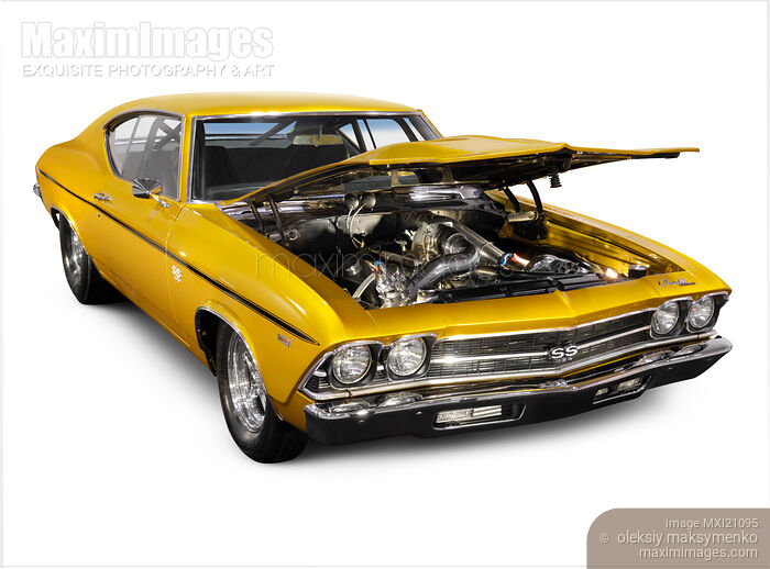 Stock photo of Custom 1972 Chevrolet Chevelle SS Coupe Buy commercial use license at MaximImages